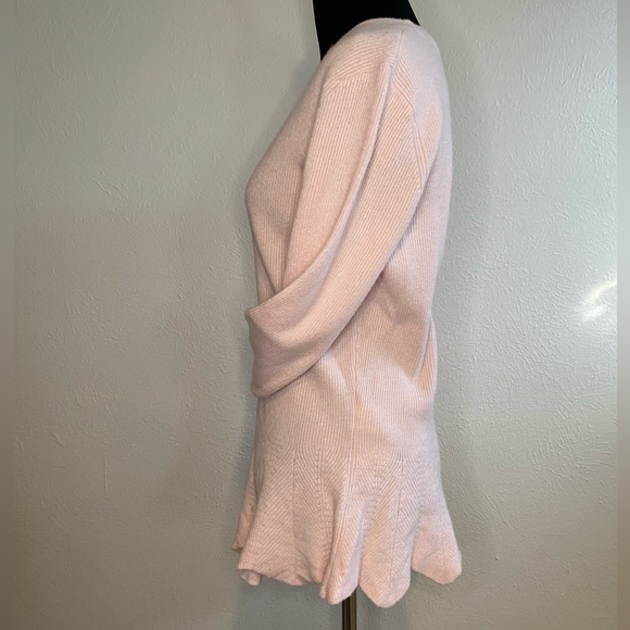 Ted Baker Bobbe Peplum Scallop Merino Wool Sweater Size 3 (US 8-10) - Picture 5 of 8